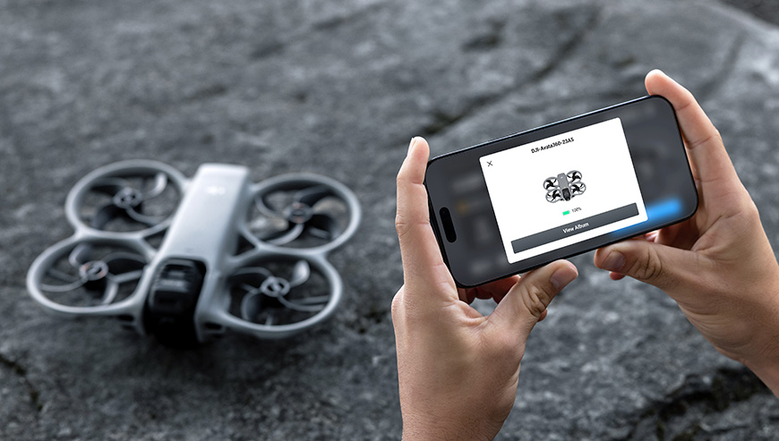 Dron DJI Avata 360 RC 2 szary